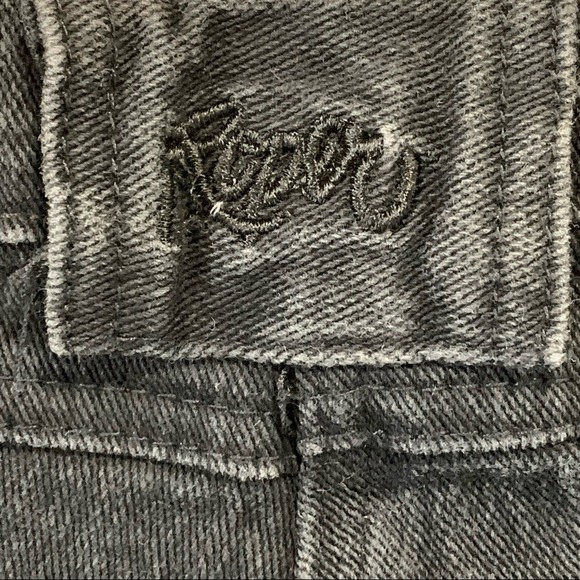 Black Vintage 80's 90's Western Denim Pants w/Stirrups Sz 9 Juniors 26 Women's - Picture 7 of 7